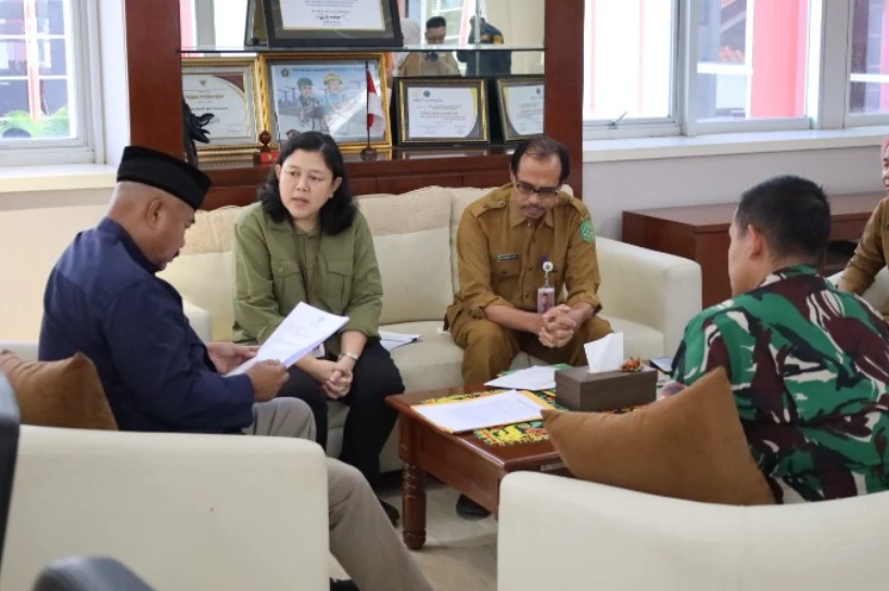 Dorong Swasembada Pangan, Bupati Kukar Terima Audiensi Direktorat Holtikura Kementan